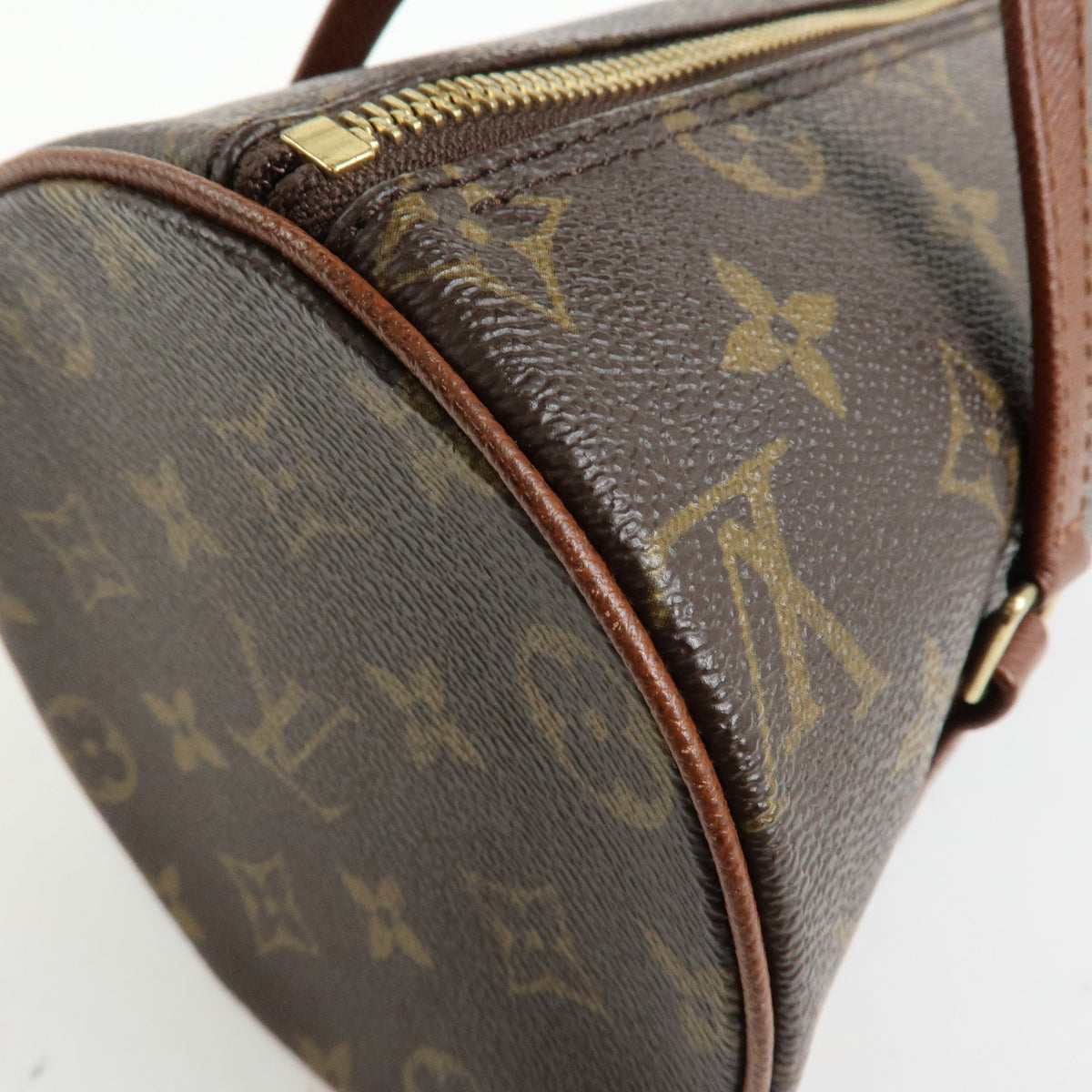 Louis Vuitton Monogram Papillon 26 Hand Bag Brown M51366
