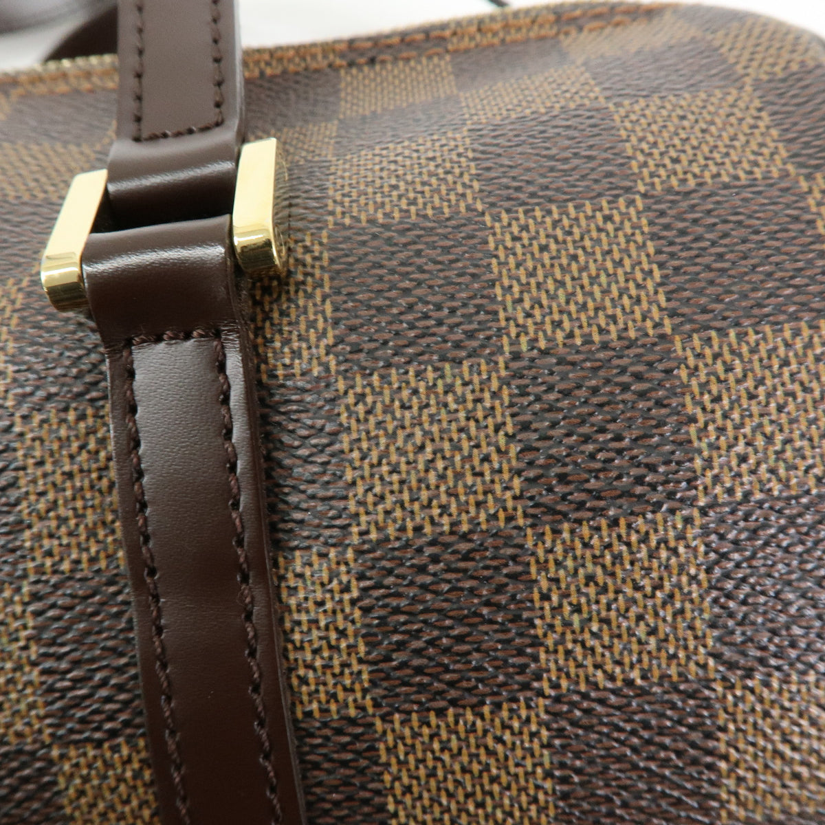 Louis Vuitton Damier Ebene Papillon 30 Hand Bag Brown N51303