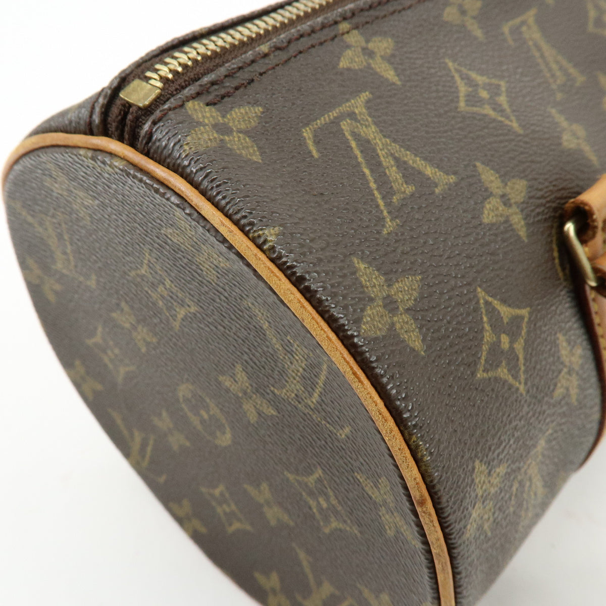 Louis Vuitton Monogram Papillon 30 Hand Bag Brown M51385