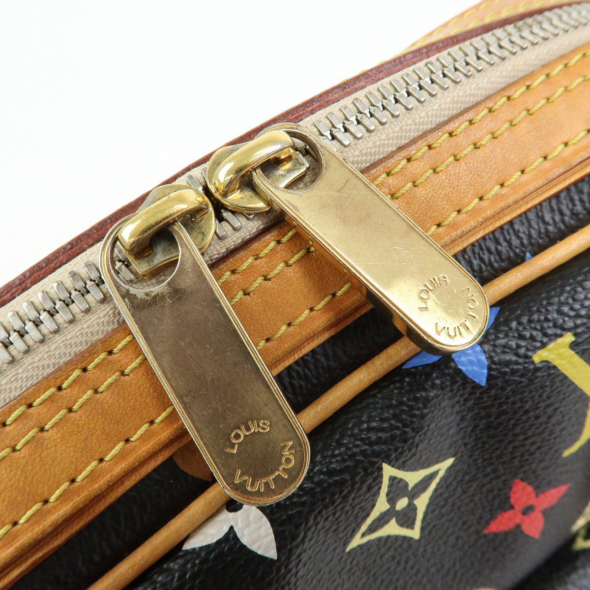 Louis Vuitton Monogram Multicolor Priscilla Hand Bag Noir M40097