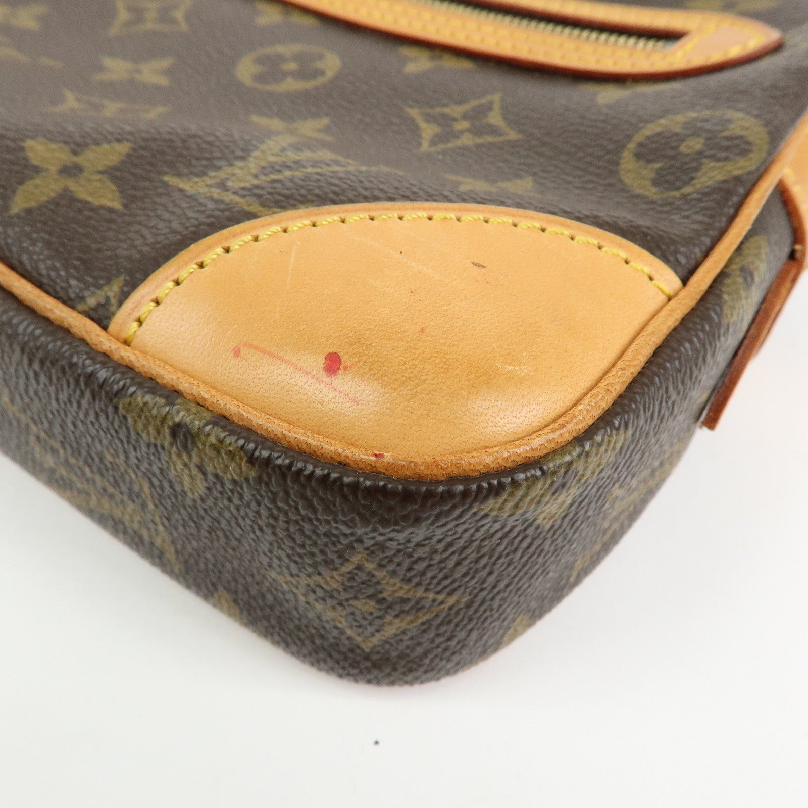 Louis Vuitton Monogram Marly Dragonne GM Clutch Bag Brown M51825