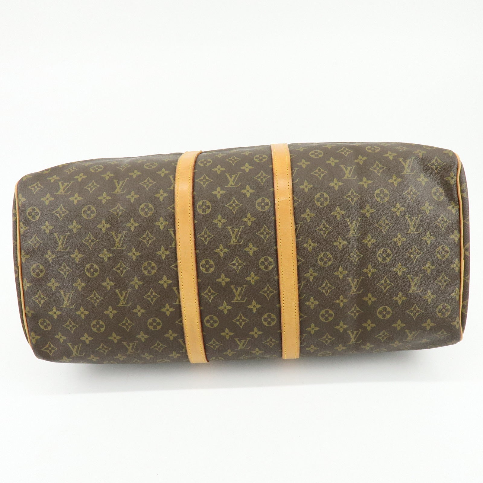 Louis Vuitton Monogram Keep All 60 Boston Bag Brown M41422