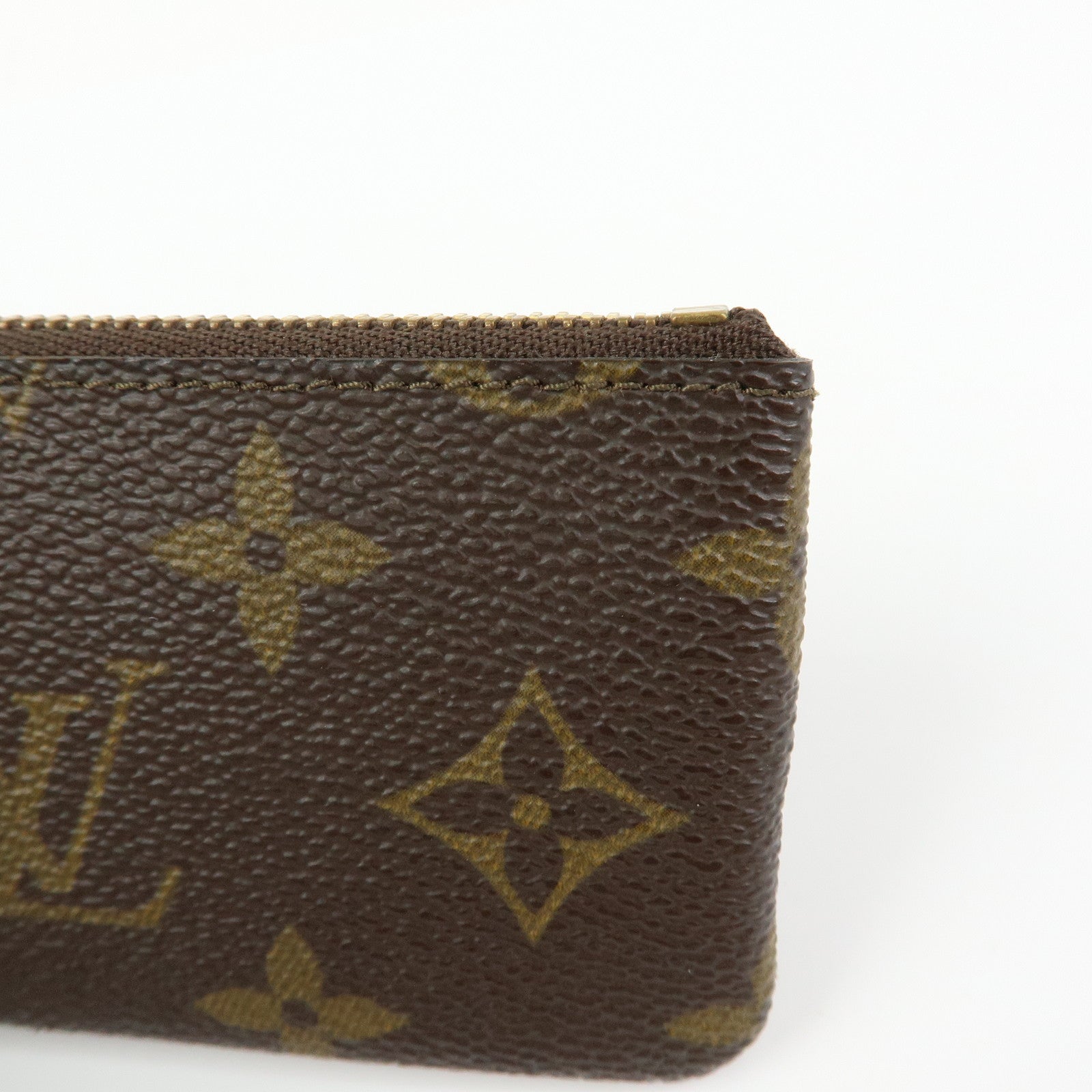Louis Vuitton Monogram Pochette Cles Coin Case Key Case M62650