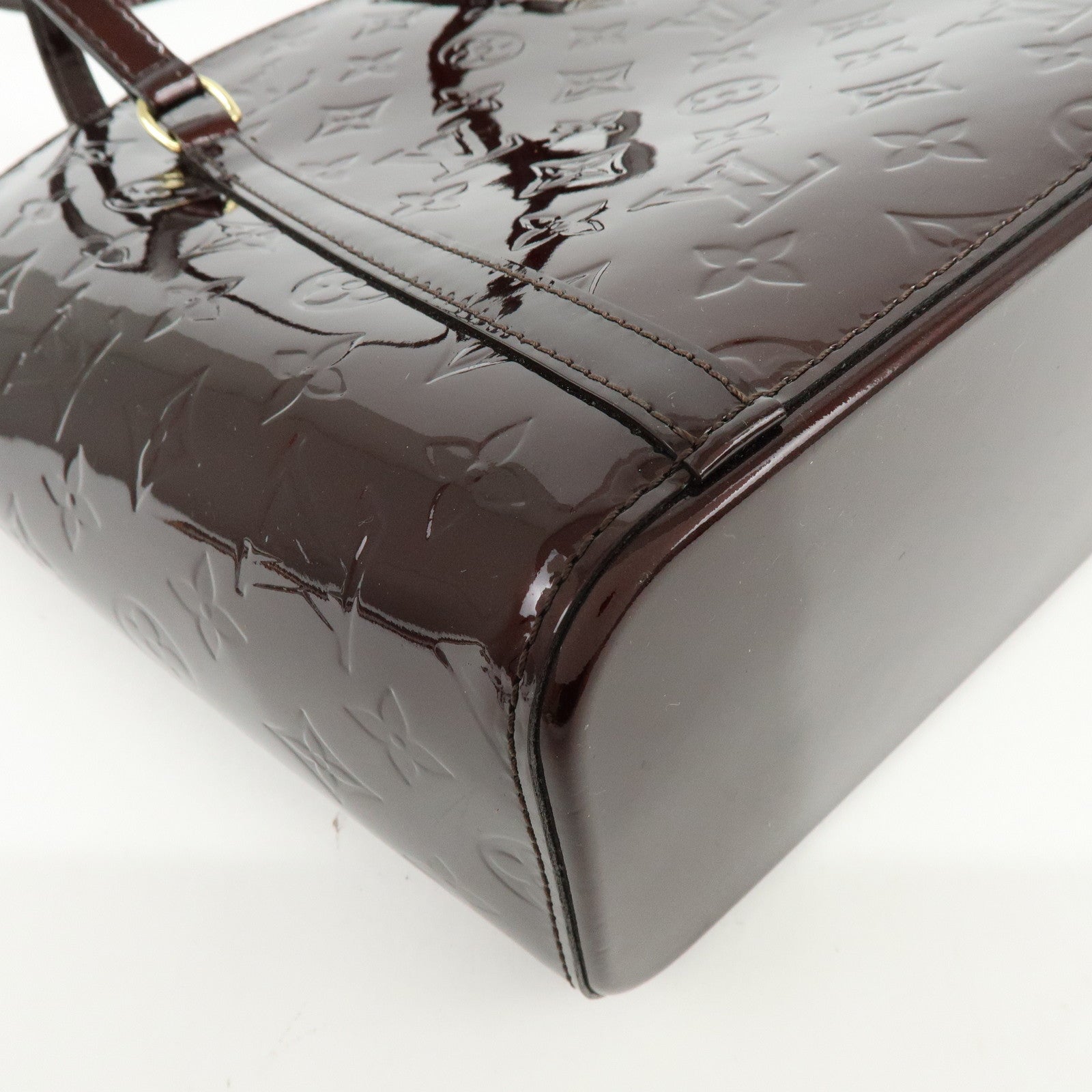 Louis Vuitton Monogram Vernis Avalon MM Tote Bag Amarante M91567