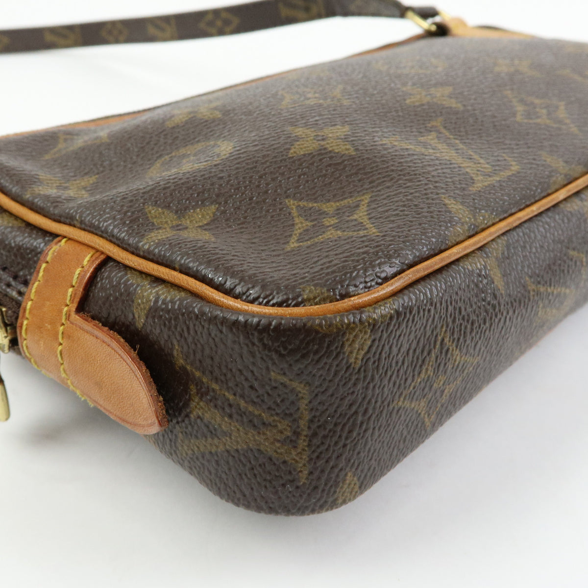 Louis Vuitton Monogram Pochette Marly Bandouliere Bag Brown M51828