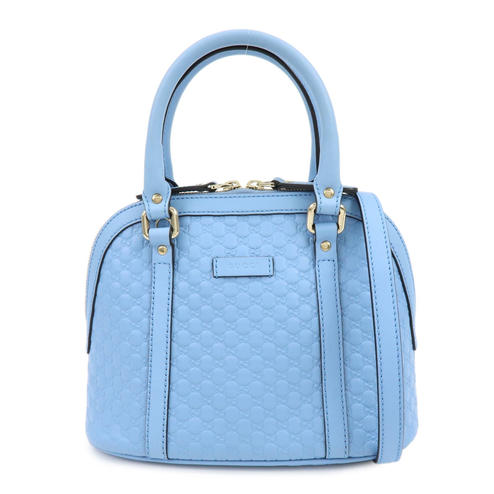 GUCCI Microguccissima Leather 2Way Bag Hand Bag Shoulder Bag 449654
