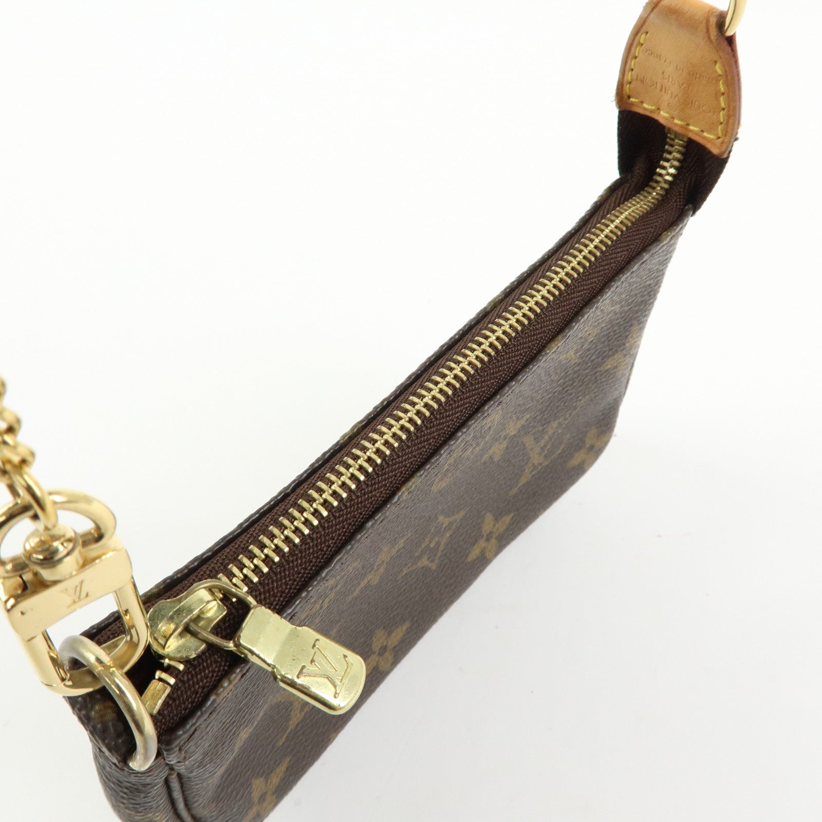 Louis Vuitton Monogram Mini Pochette Accessoires Pouch Brown M58009