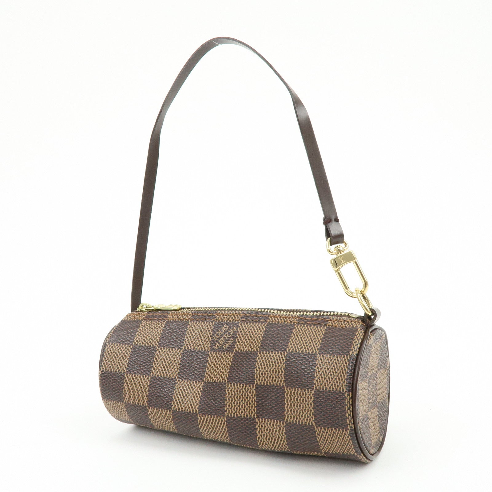 Louis Vuitton Damier Ebene Mini Pouch For Pappillon Bag Brown