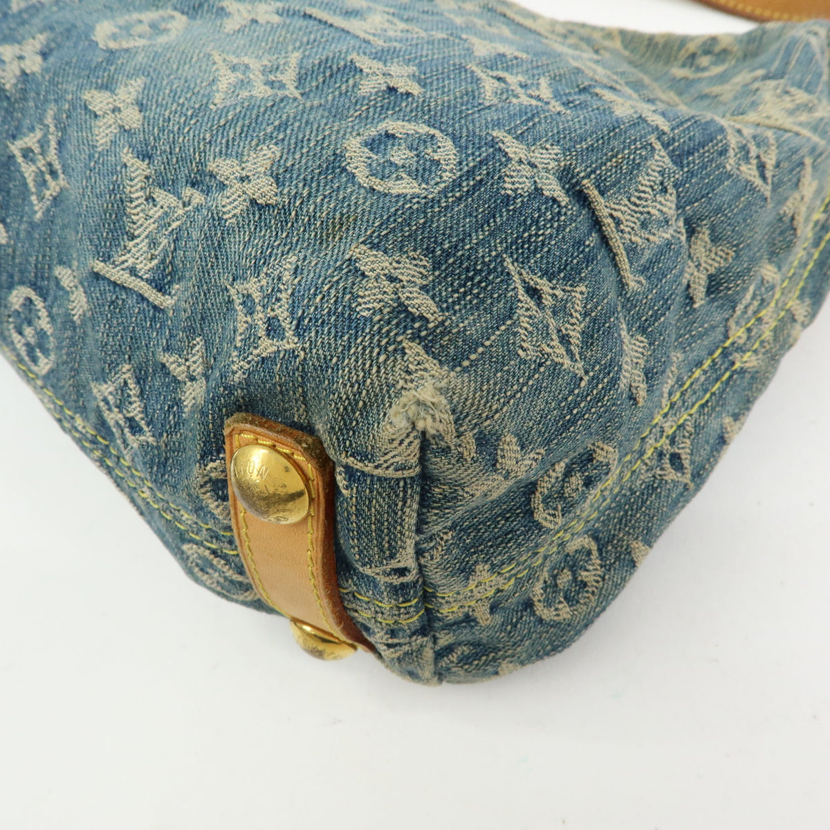 Louis Vuitton Monogram Denim Baggy PM 2Way Bag Shoulder Bag M95049