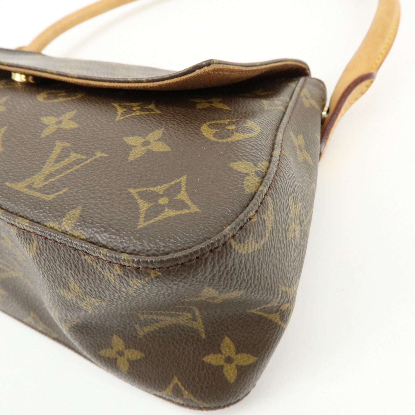 Louis Vuitton Monogram Mini Looping Shoulder Bag Brown M51147