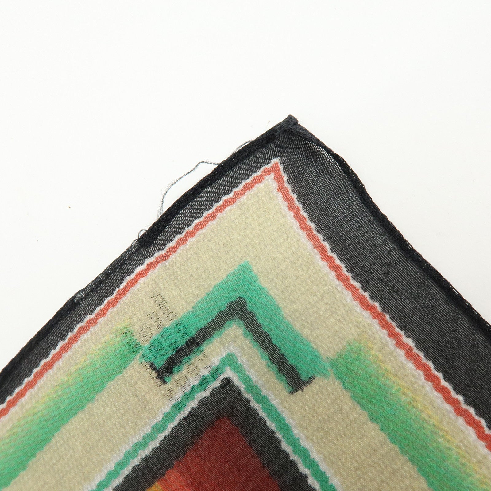 Christian Dior Set of 2 Silk 100% Scarf Tribal Print Multicolor