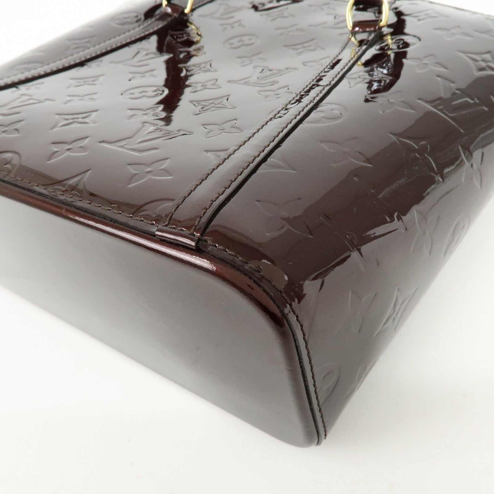 Louis Vuitton Monogram Vernis Avalon MM Tote Bag Amarante M91567