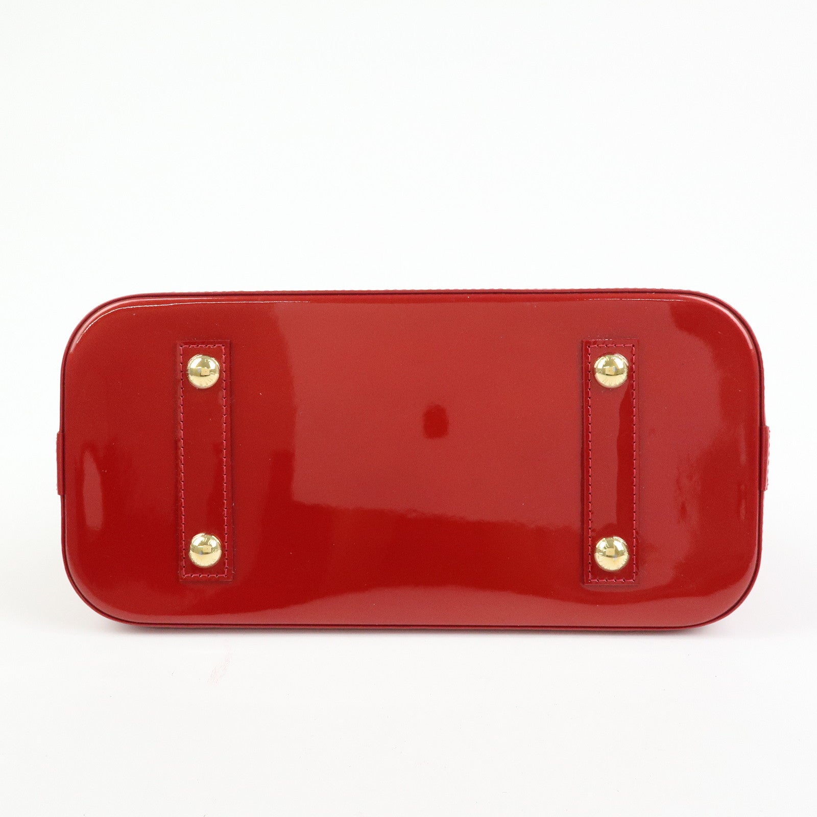 Louis Vuitton Monogram Vernis Alma PM Hand Bag Pomme d'Amour M90096