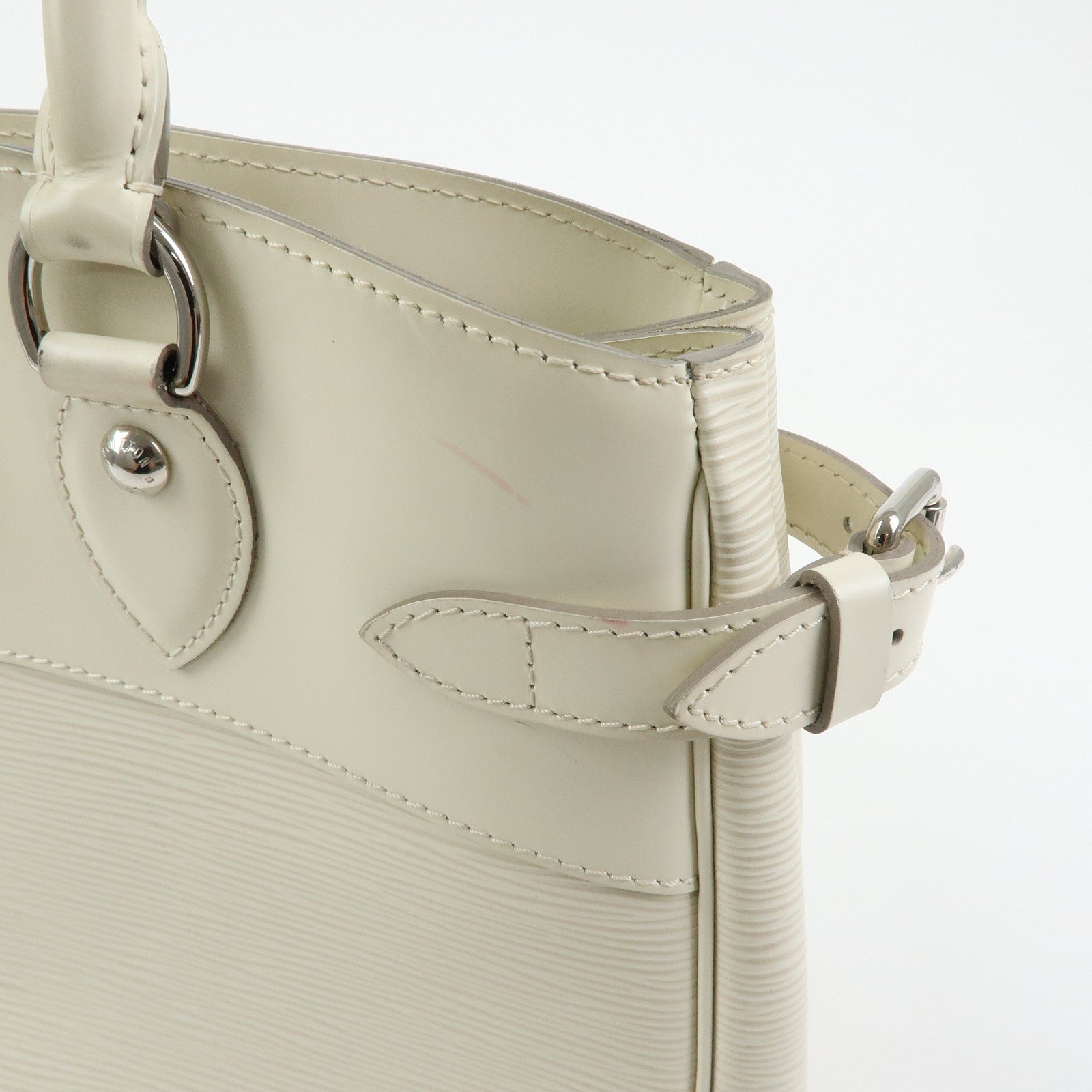 Louis Vuitton Epi Passy PM Hand Bag Tote Bag Ivoire Ivory M5926J