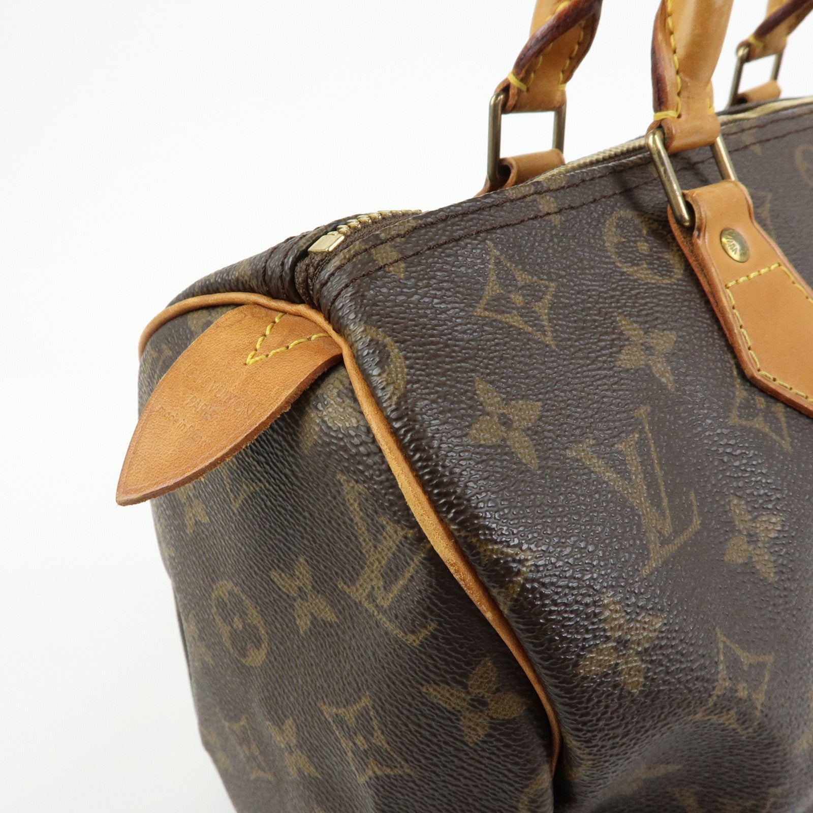 Louis Vuitton Monogram Speedy 30 Boston Bag Hand Bag Brown M41526