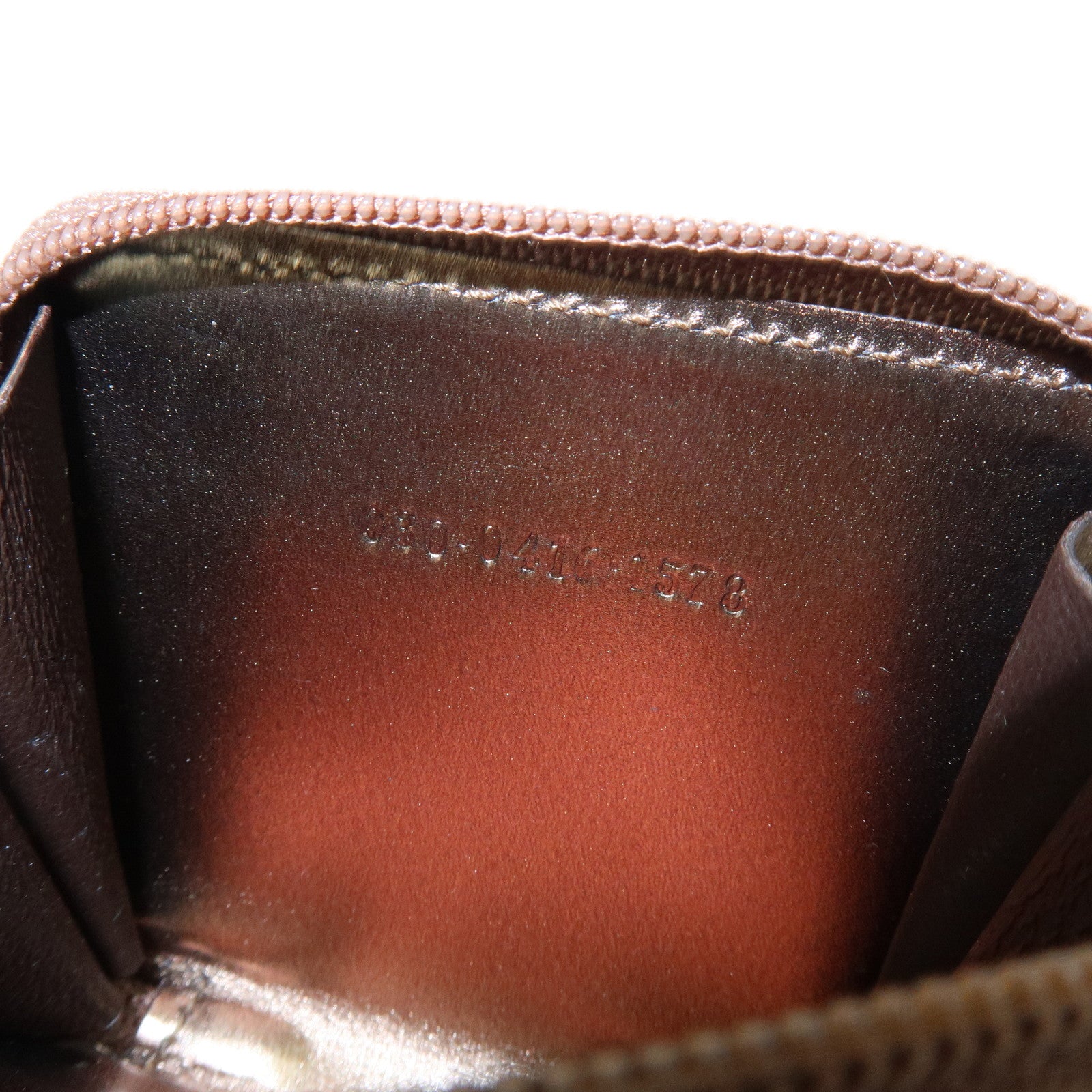 GUCCI GG Canvas Compact Coin Case Coin Purse Brown Khaki 030・0416