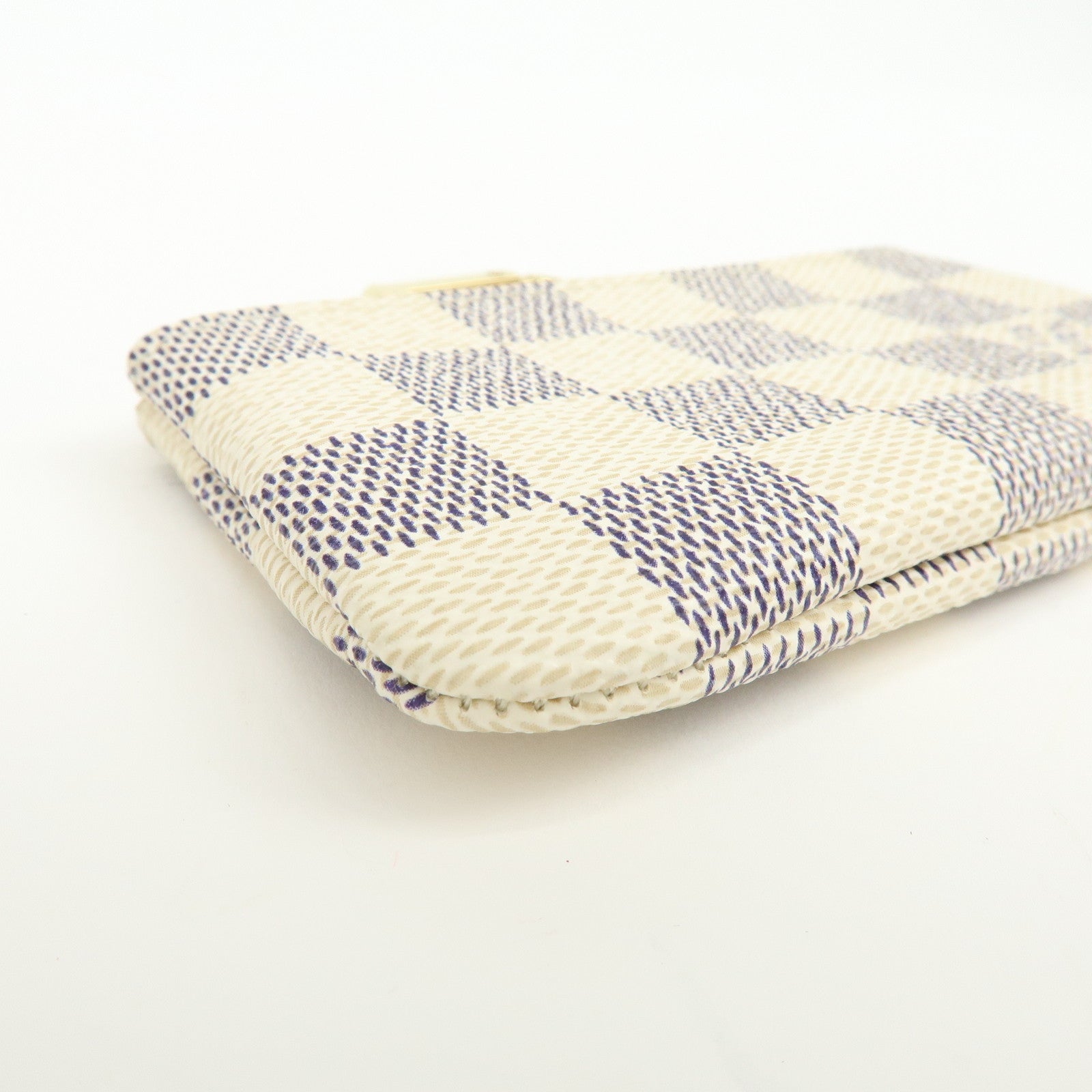 Louis Vuitton Damier Azur Pochette Cles Coin Case N62659