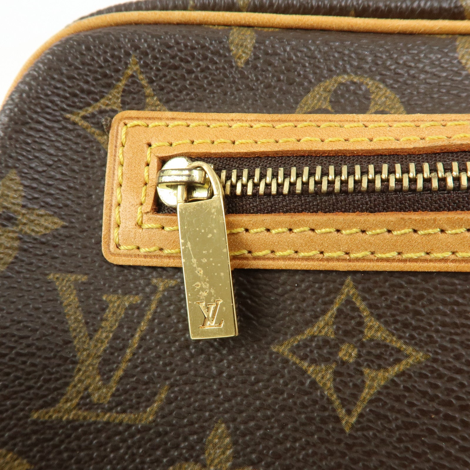 Louis Vuitton Monogram Pochette Cite Shoulder Bag Brown M51183