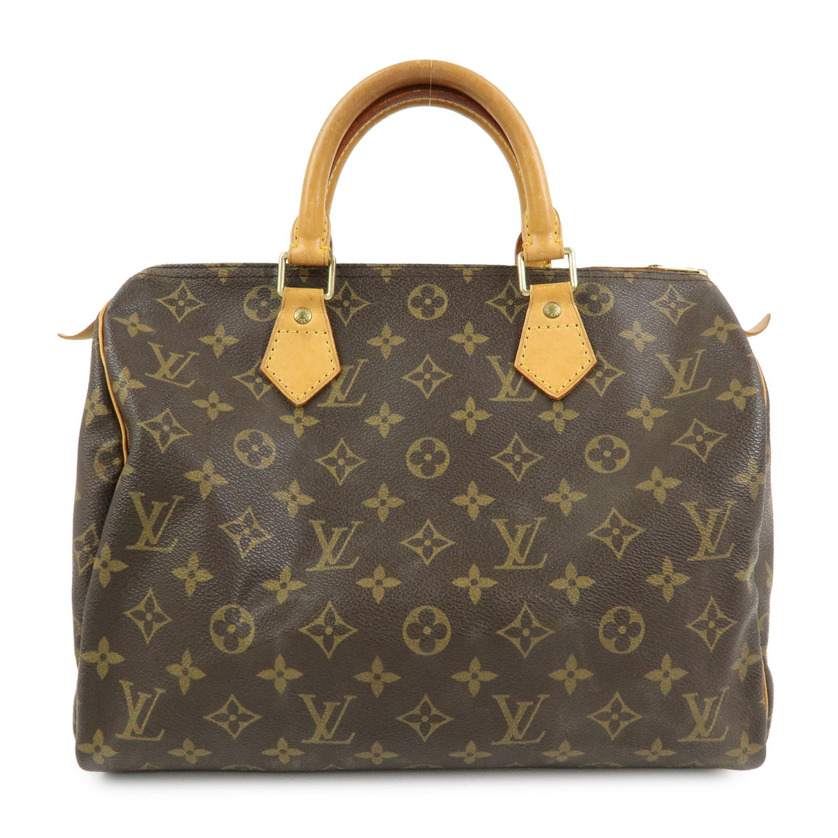 Louis Vuitton Monogram Speedy 30 Boston Bag Hand Bag Brown M41526