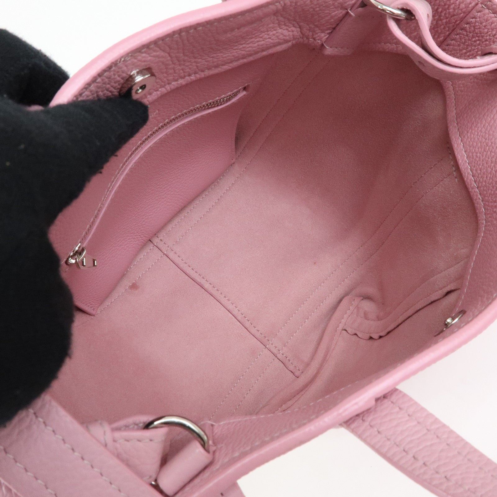BALENCIAGA Leather EVERYDAY XS 2Way bag Hand Bag Shoulder Bag Pink
