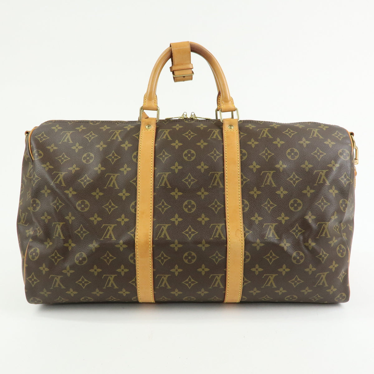 Louis Vuitton Monogram Keep All Bandouliere 50 Boston Bag M41416