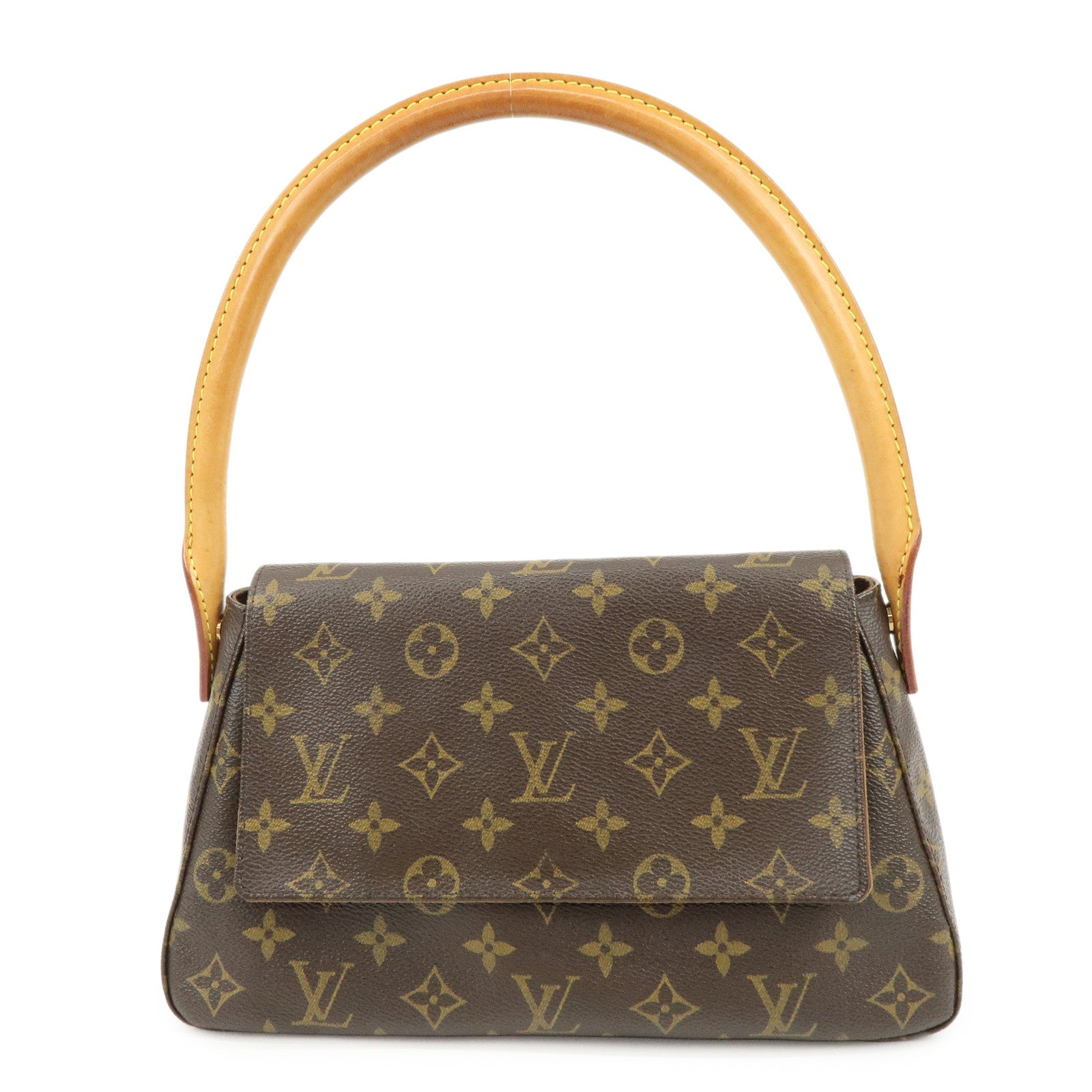 Louis Vuitton Monogram Mini Looping Shoulder Bag Brown M51147