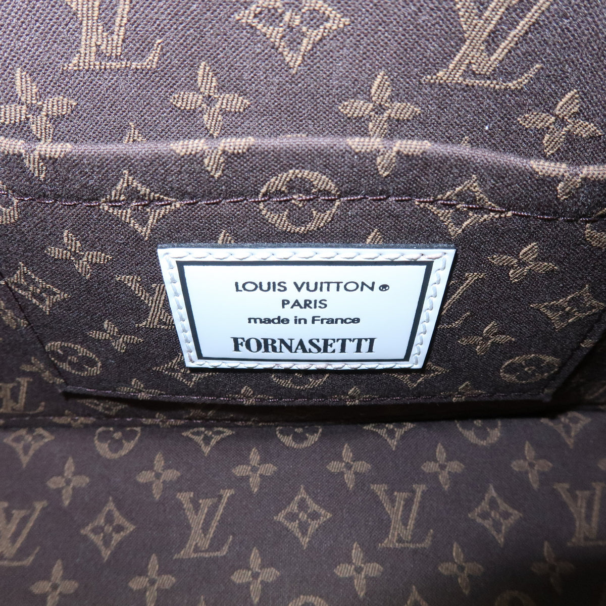 Louis Vuitton x Fornasetti Monogram Alma BB 2Way Hand Bag White M59265