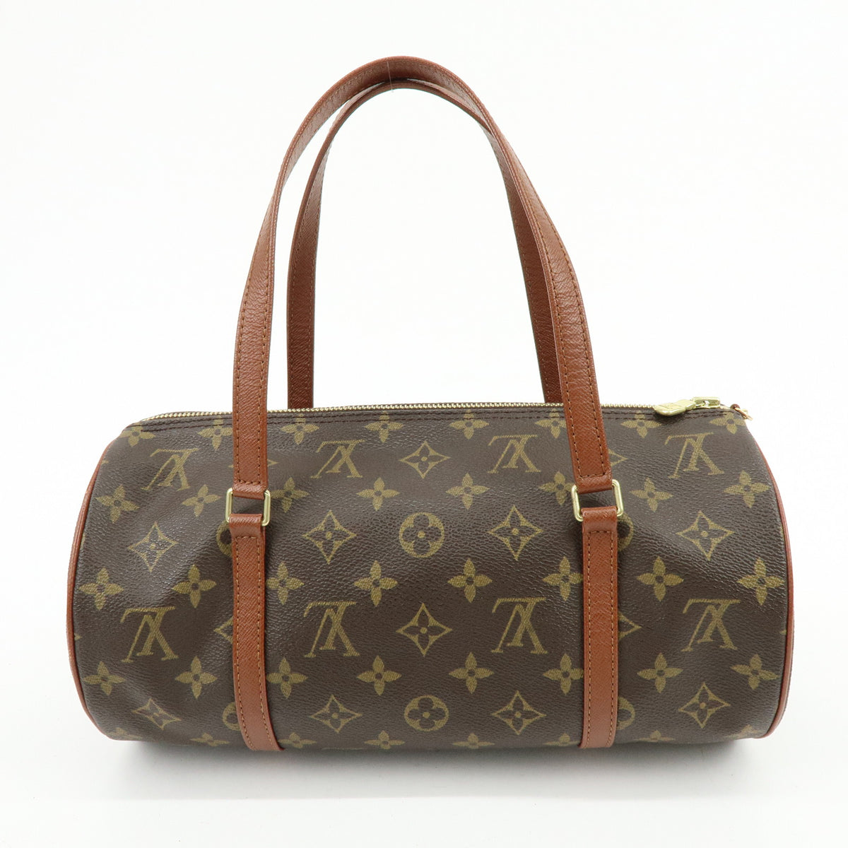 Louis Vuitton Monogram Papillon 30 Hand Bag Brown M51365
