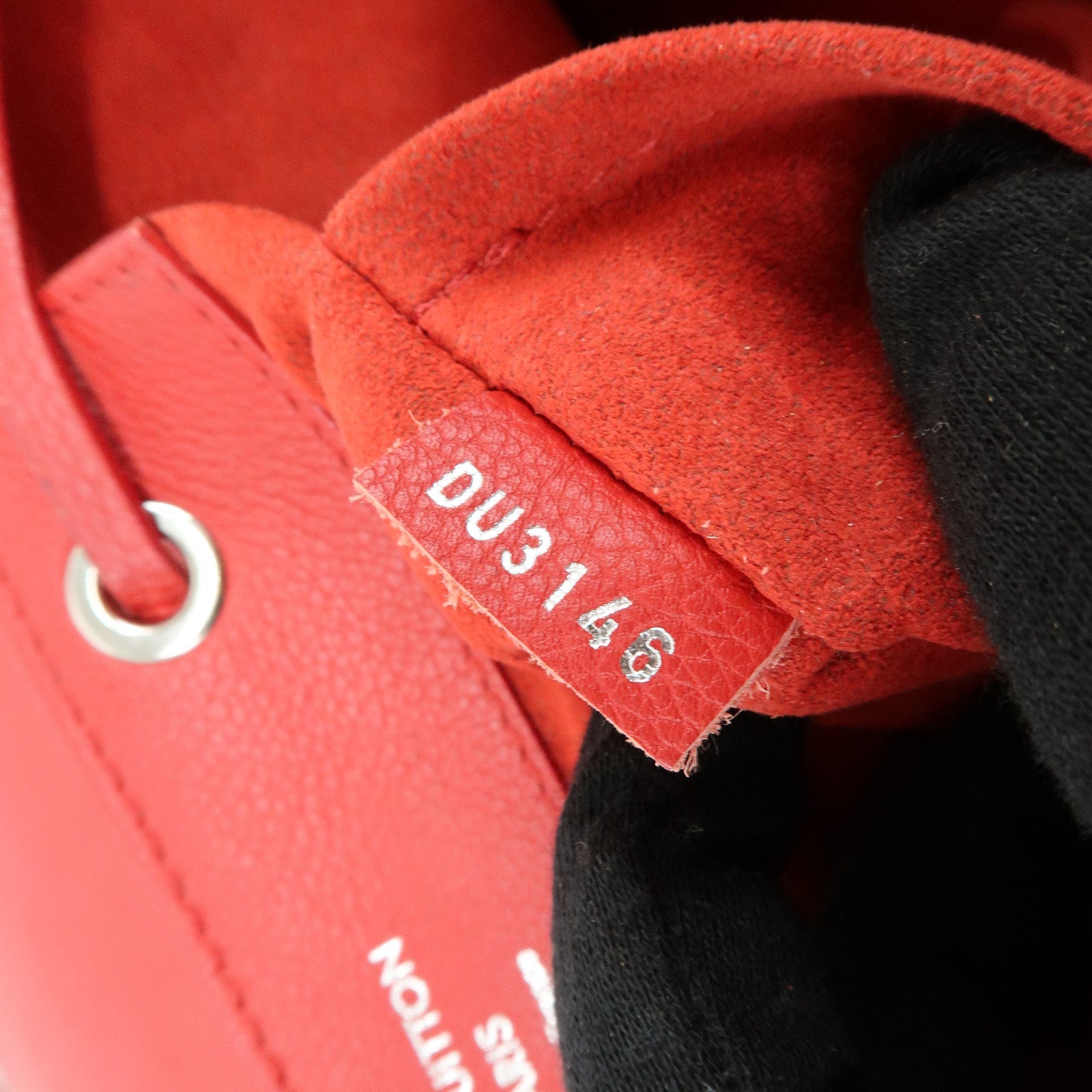 Louis Vuitton Lockme Taurillon Leather Backpack Rucksack Ruby M41818