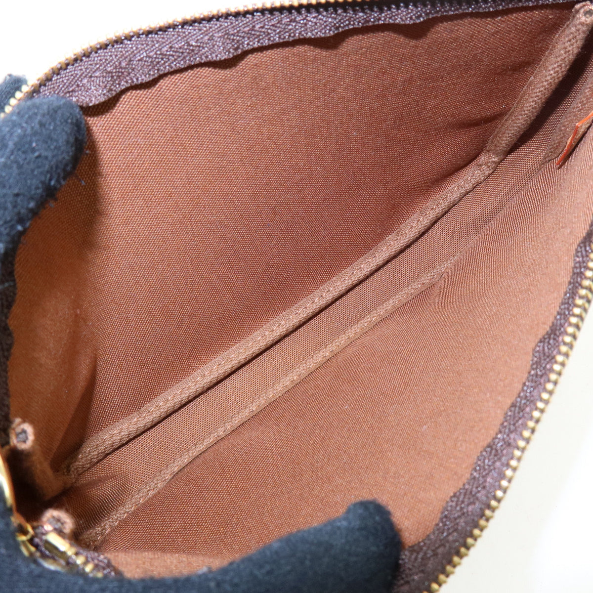 Louis Vuitton Monogram Pochette Accessoires Pouch Hand Bag Brown M51980