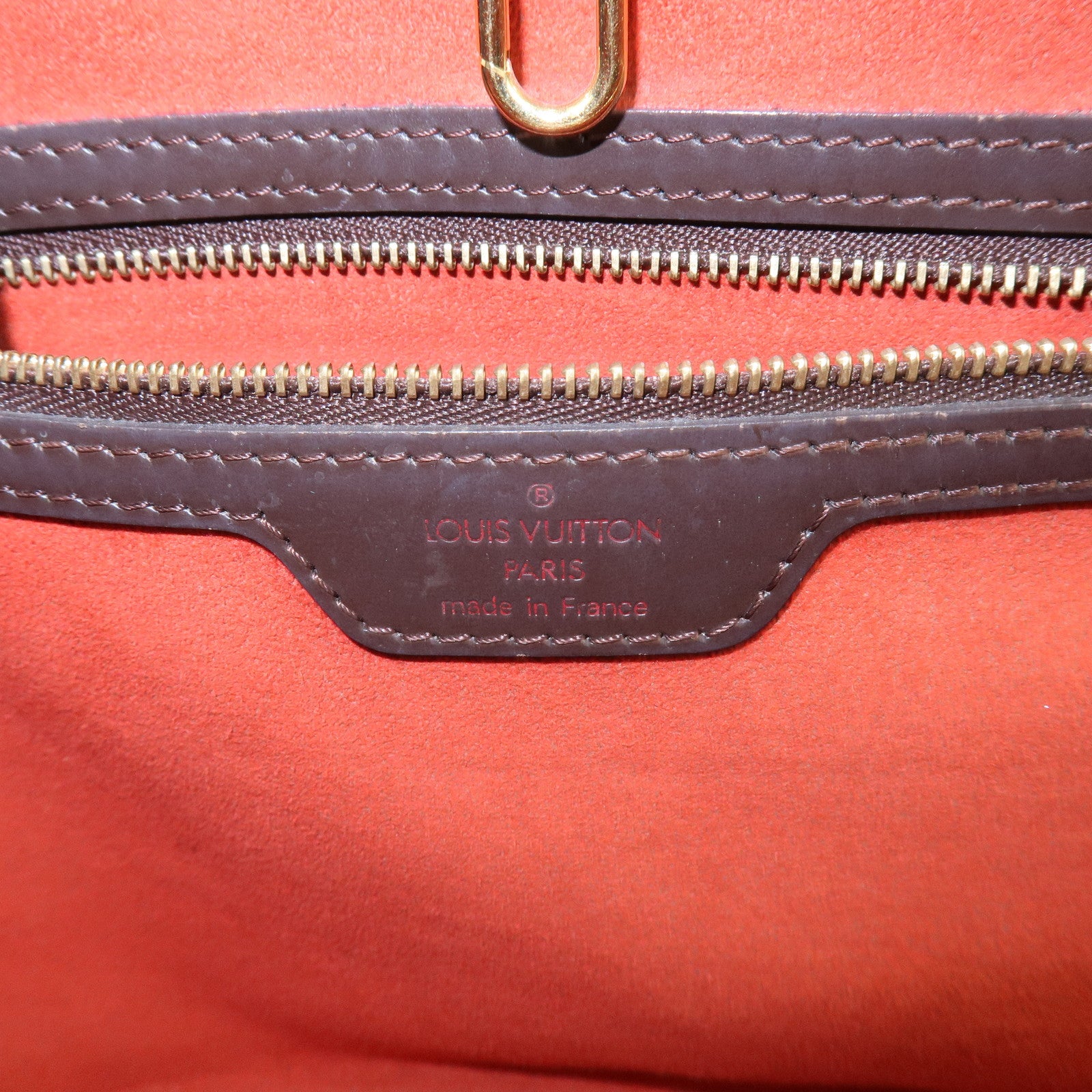 Louis Vuitton Manosque PM Damier Canvas Tote Bag Ebene N51121