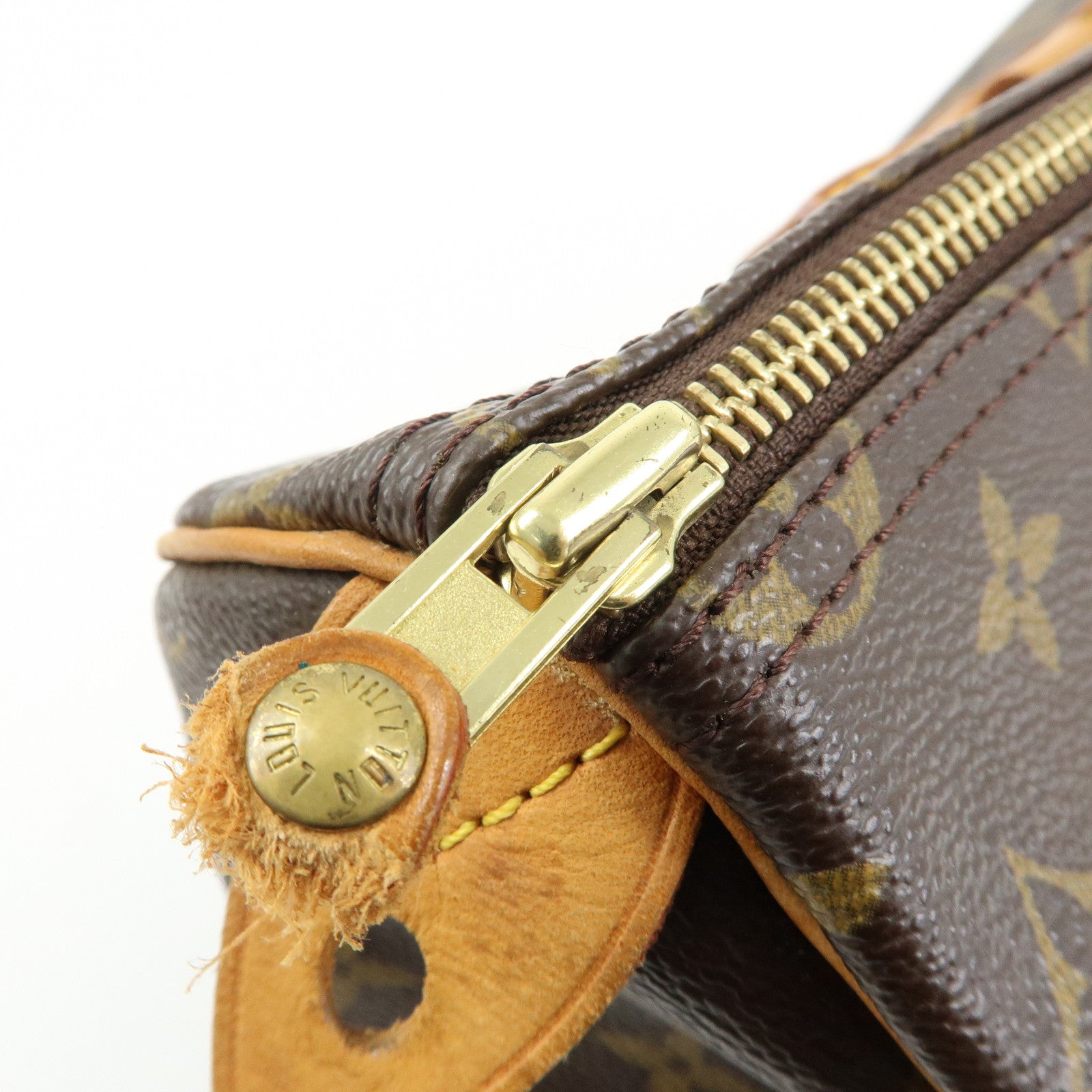 Louis Vuitton Monogram Speedy 35 Boston Bag Hand Bag Brown M41524
