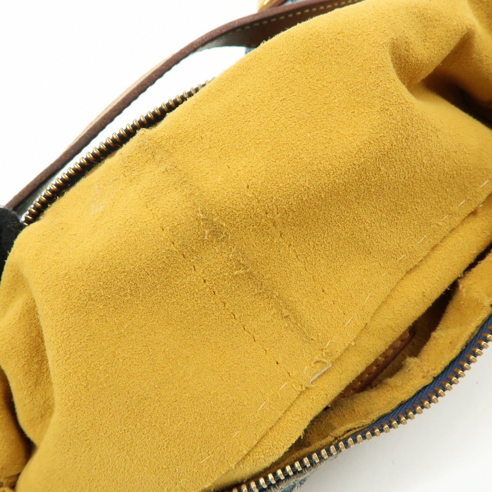 Louis Vuitton Monogram Denim Baggy PM 2Way Bag Shoulder Bag M95049