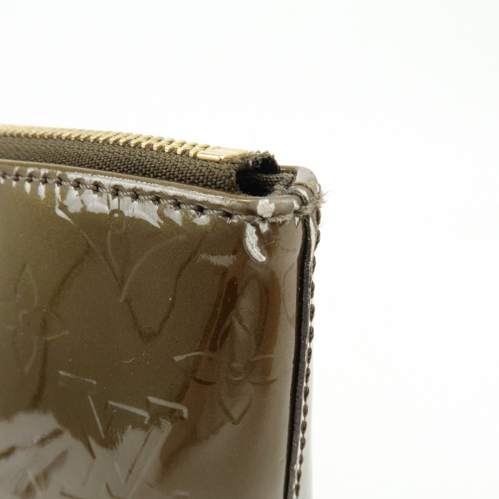 Louis Vuitton Monogram Vernis Bellevue GM Tote Bag Vert Bronze M93674