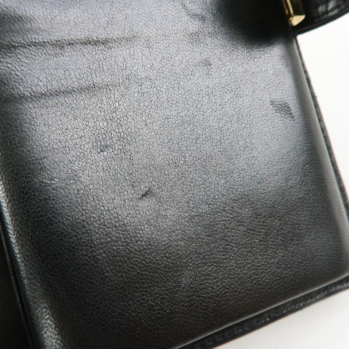 CHANEL COCO Mark Caviarskin Bi-fold Long Wallet  Black A82281