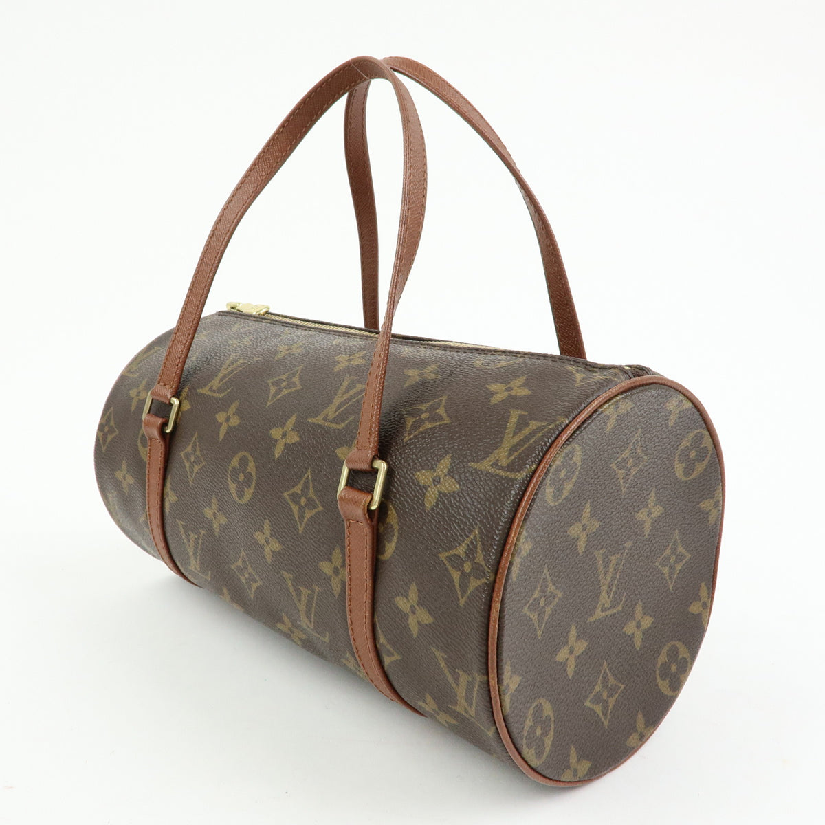 Louis Vuitton Monogram Papillon 26 Hand Bag Brown M51366
