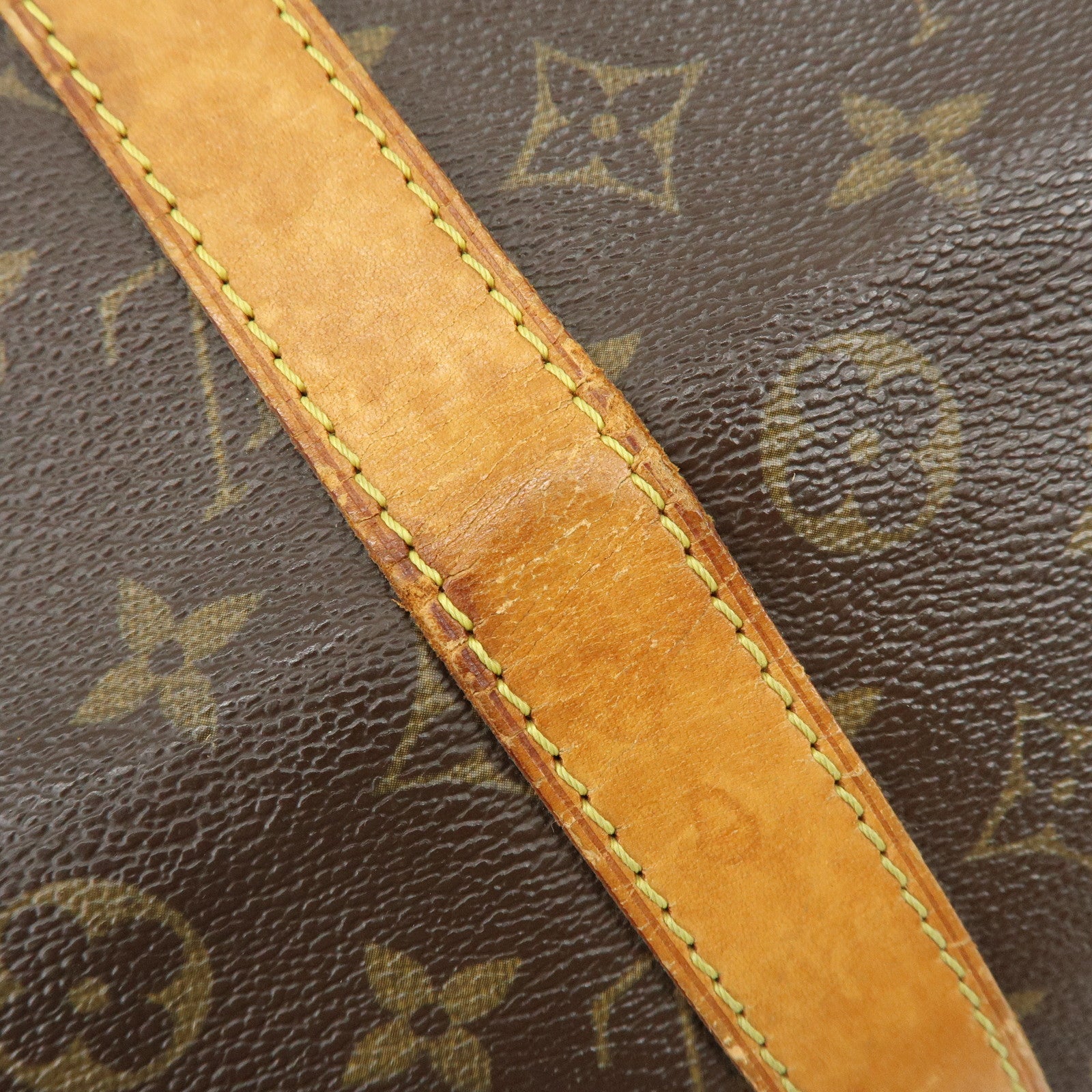 Louis Vuitton Monogram Keep All 55 Boston Bag Hand Bag Brown M41424