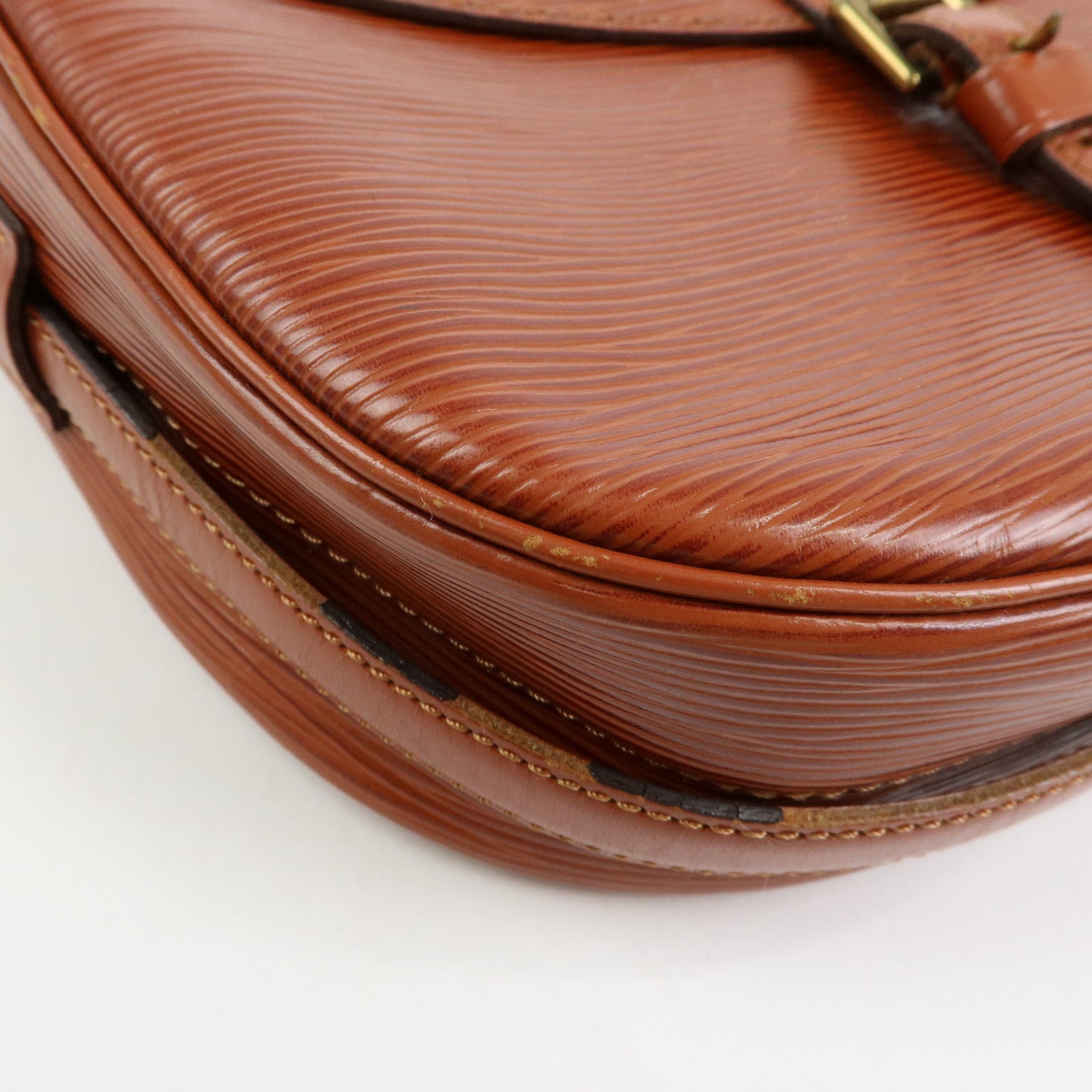 Louis Vuitton Epi Jeune Fille Shoulder Bag Kenya Brown M52153