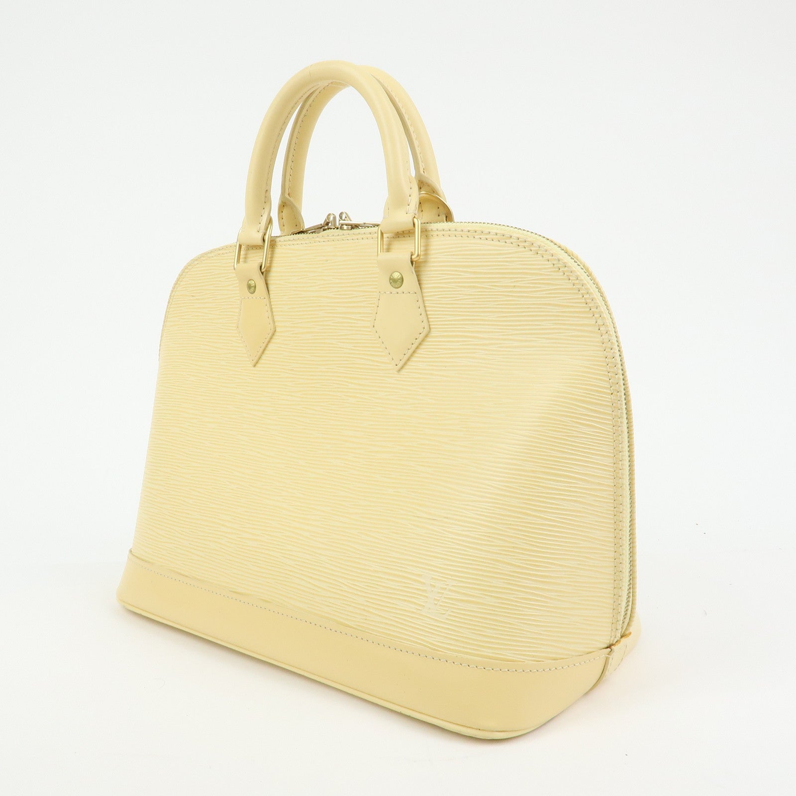 Louis Vuitton Alma Epi Leather Hand Bag Vanilla M5214A