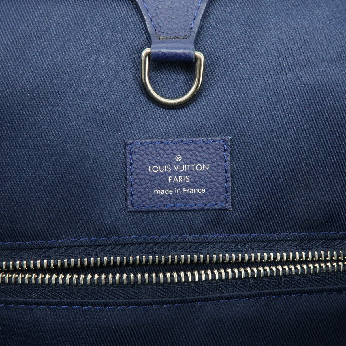 Louis Vuitton Bandana Trolley Tote Leather 2Way Hand Bag Blue M20553