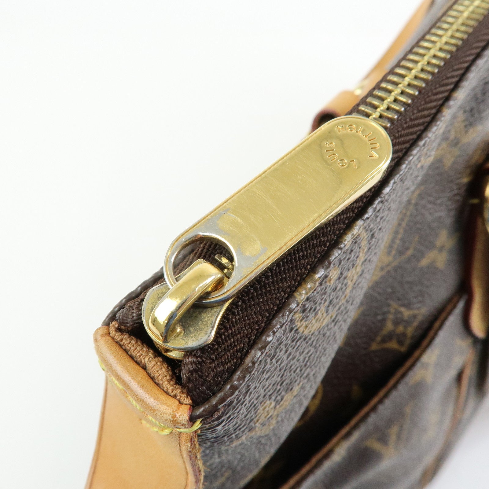 Louis Vuitton Monogram Totally MM Tote Shoulder Bag Brown M56689