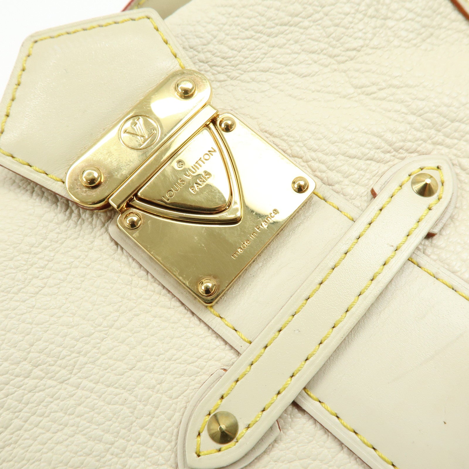 Louis Vuitton Suhari Impetueux Leather Shoulder Bag Blanc M91858