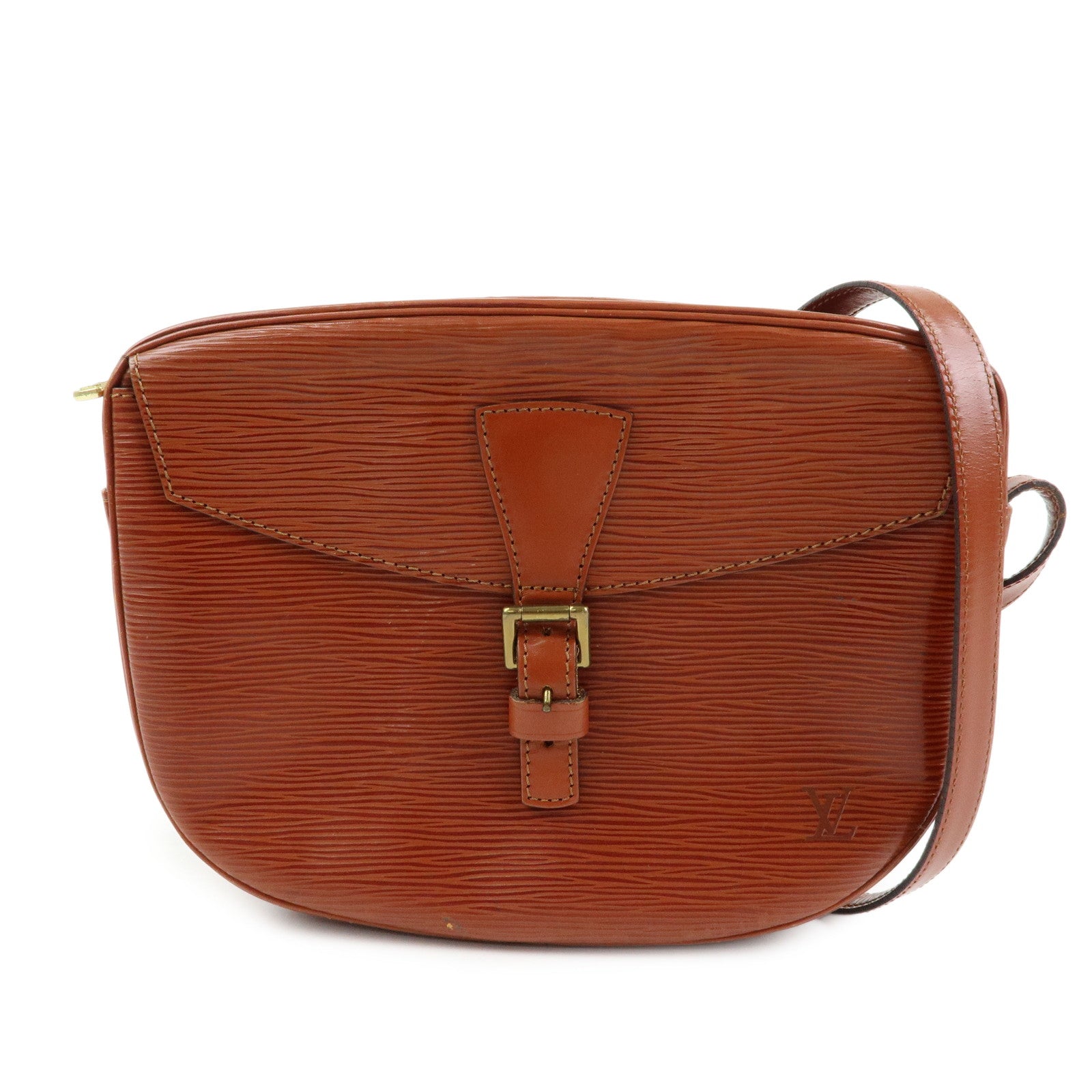 Louis Vuitton Epi Jeune Fille Shoulder Bag Kenya Brown M52153