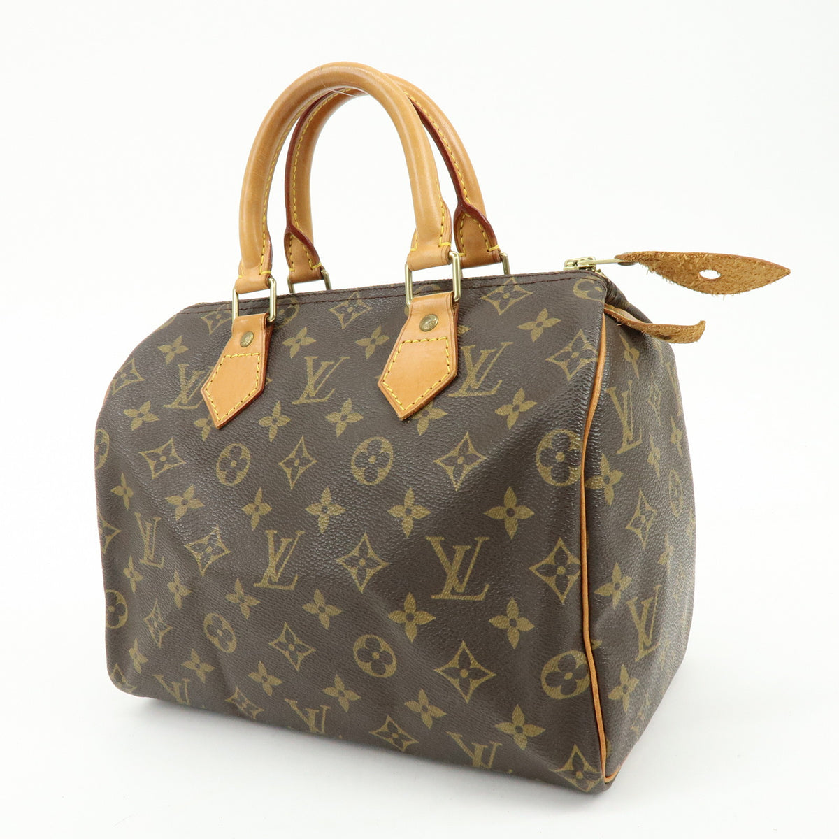 Louis Vuitton Monogram Speedy 25 Boston Bag Hand Bag Brown M41528
