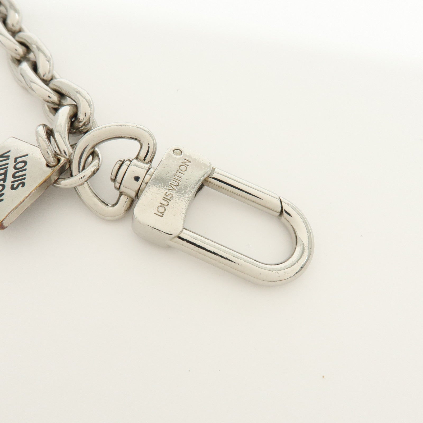 Louis Vuitton Chaine Ancre XL Bag Charm Key Holder Silver M65758