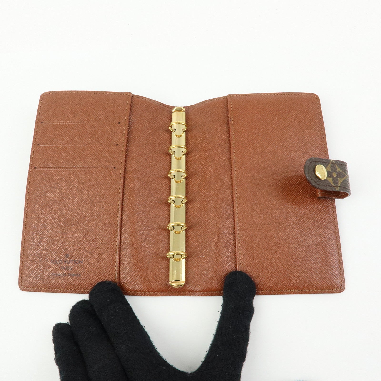 Louis Vuitton Monogram Agenda PM Planner Cover Brown R20005