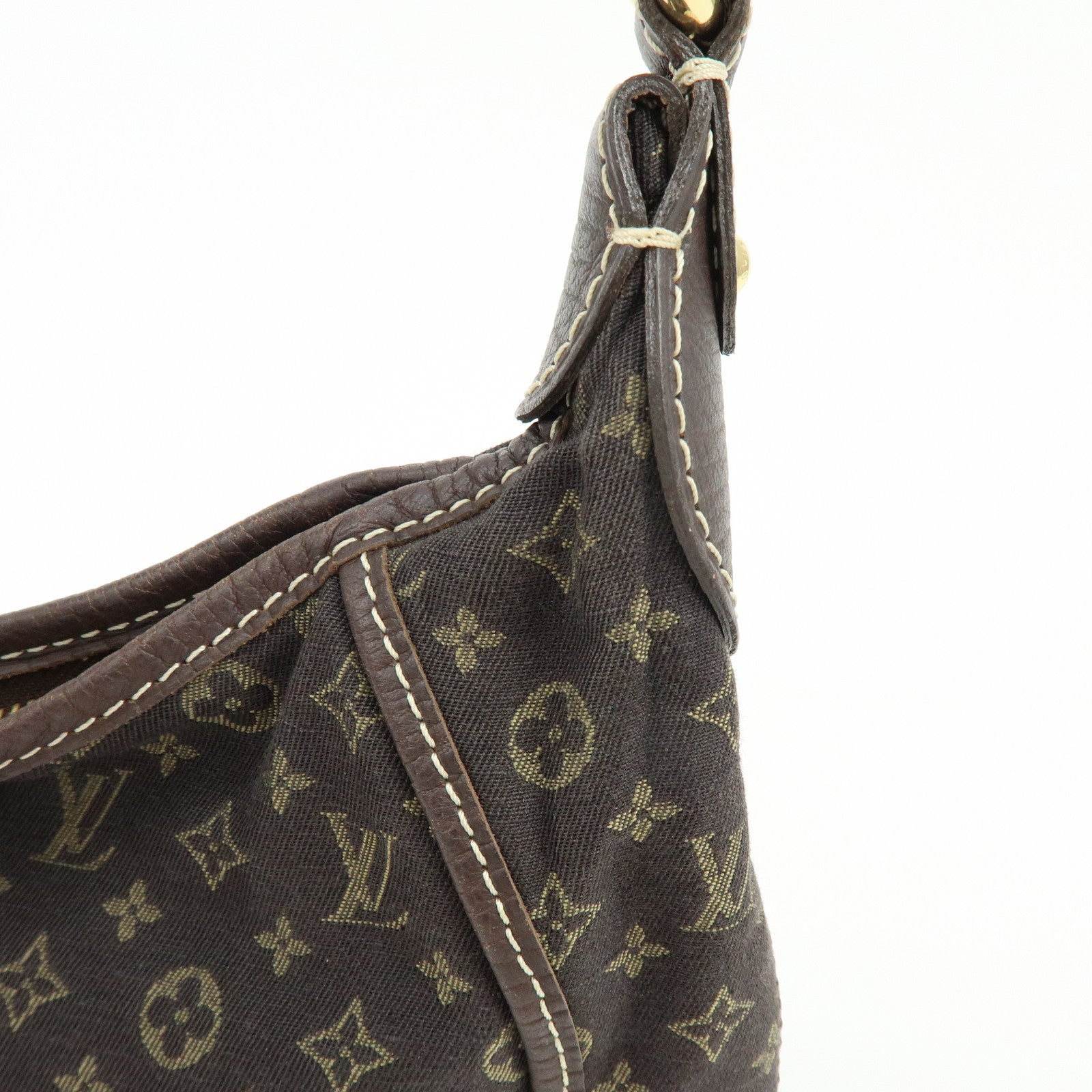 Louis Vuitton Monogram Mini Lin Manon PM Shoulder Bag Ebene M95621