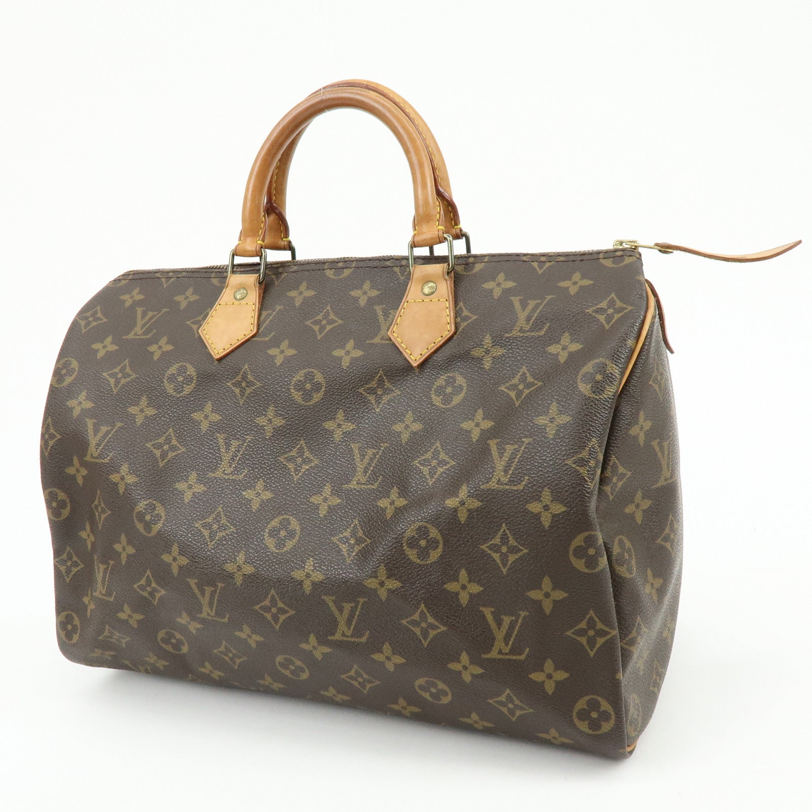 Louis Vuitton Monogram Speedy 35 Boston Bag Hand Bag M41524