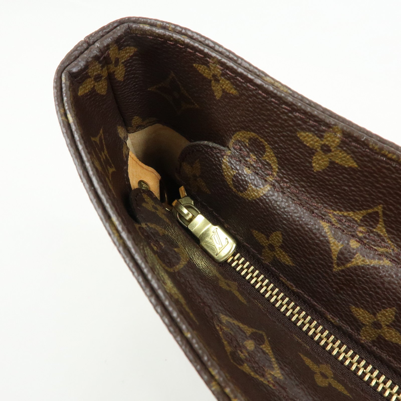 Louis Vuitton Monogram Luco Tote Bag Hand Bag Brown M51155