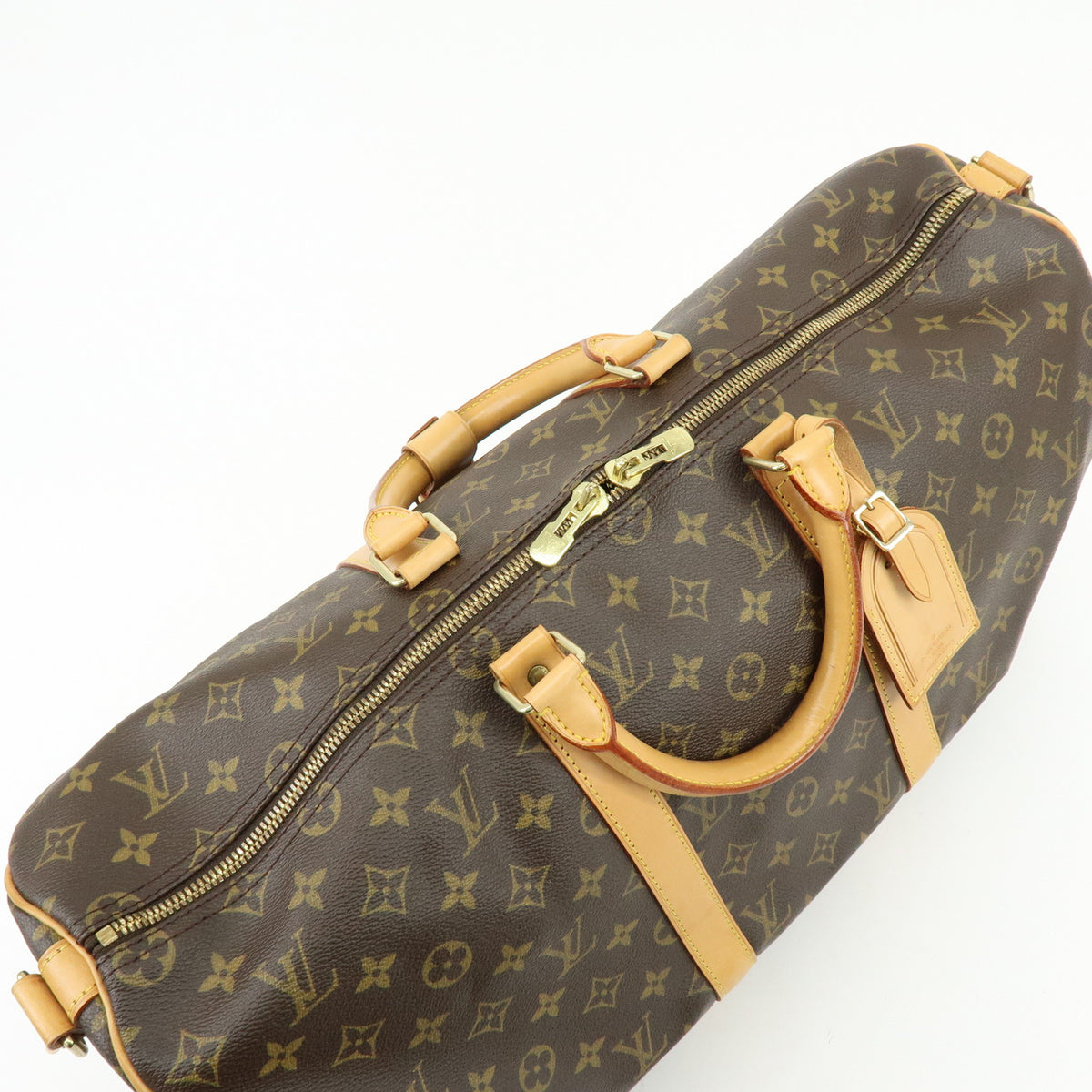 Louis Vuitton Monogram Keep All Bandouliere 50 Boston Bag M41416